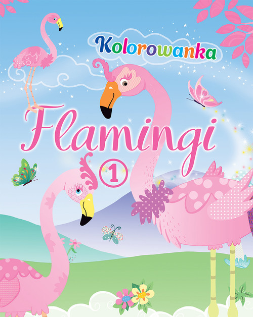 okładka Flamingi. Kolorowanka 1 książka
