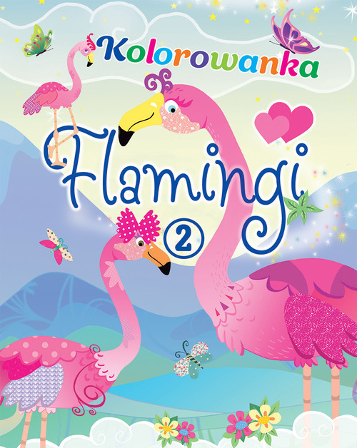 okładka Flamingi. Kolorowanka 2 książka
