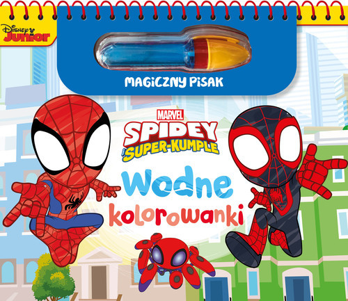 okładka Marvel Spidey i Super-kumple. Wodne kolorowanki. Magiczny pisak książka