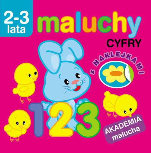 okładka Maluchy. Cyfry z naklejkami. Akademia malucha książka