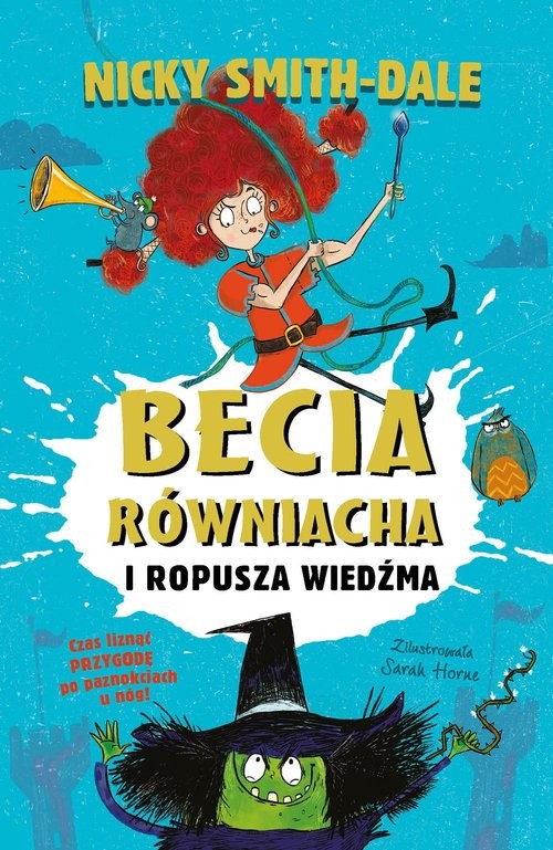 okładka Becia Równiacha i Ropusza Wiedźma książka