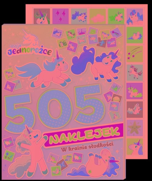 okładka Moje Jednorożce. 505 naklejek. W krainie słodkości książka | null null