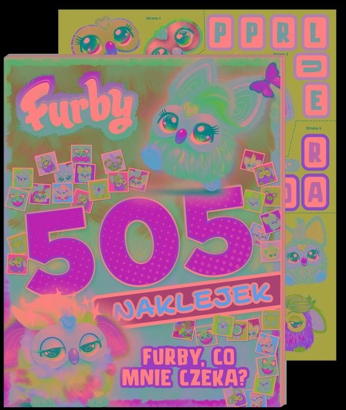 okładka Furby. 505 naklejek Furby, co mnie czeka? książka | null null
