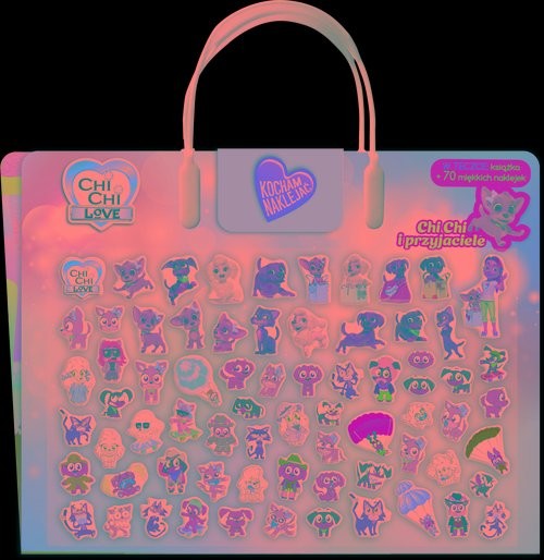 okładka Chi chi love. Kocham naklejać. Chi Chi i przyjaciele Chi chi love. Kocham naklejać. Chi Chi i przyjaciele książka | null null