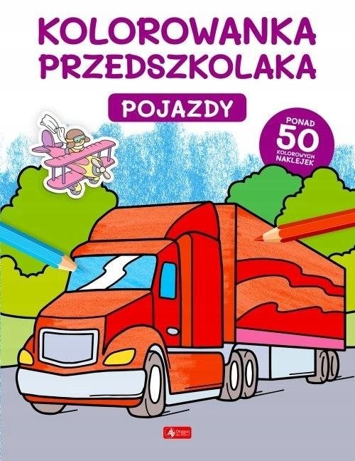 okładka Kolorowanka przedszkolaka. Pojazdy książka