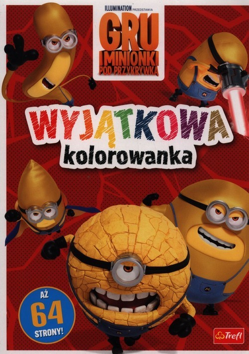 okładka Gru i Minionki Pod przykrywką Wyjątkowa kolorowanka książka