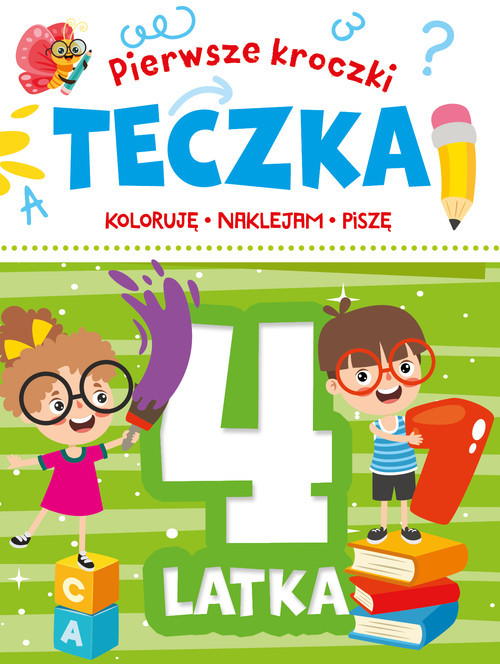 okładka Pierwsze kroczki. Teczka 4-latka książka