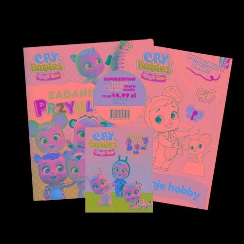 okładka Cry Babies. Zestaw Dwie książeczki oraz 1 z 3 figurek! książka