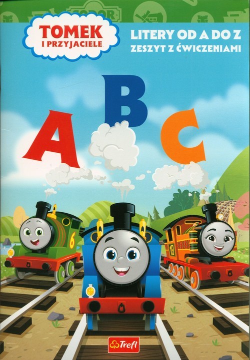 okładka Tomek i Przyjaciele Litery Od A do Z Zeszyt z ćwiczeniami książka