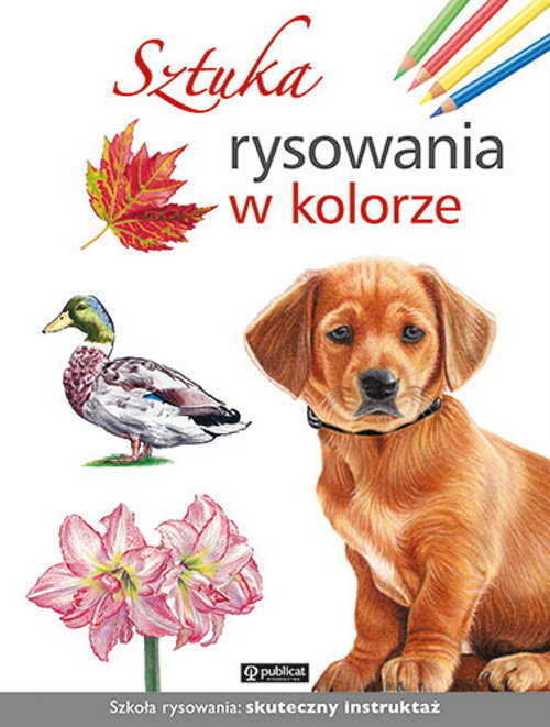 okładka Sztuka rysowania w kolorze książka