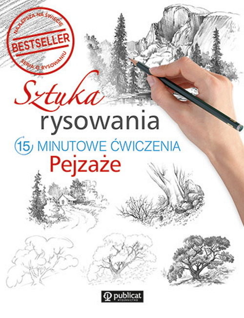 okładka Sztuka rysowania. Pejzaże. 15-minutowe ćwiczenia książka