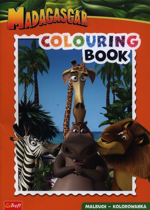 okładka Madagaskar Kolorowanka książka