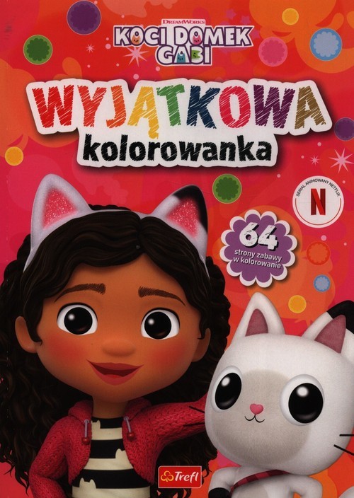 okładka Koci Domek Gabi Wyjątkowa kolorowanka książka