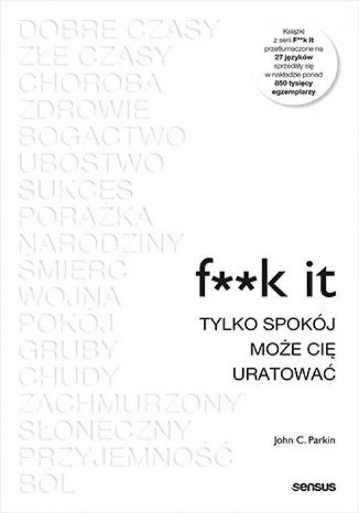 okładka F**k it. Tylko spokój może cię uratować audiobook | MP3 | John Parkin