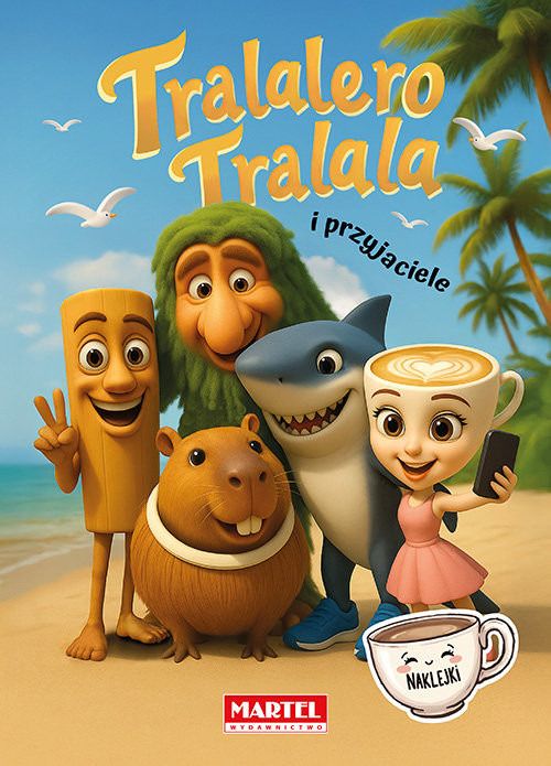 okładka Kolorowanka Tralalero Tralala i przyjaciele z naklejkami książka