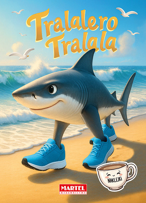 okładka Kolorowanka Tralalero Tralala z naklejkami książka