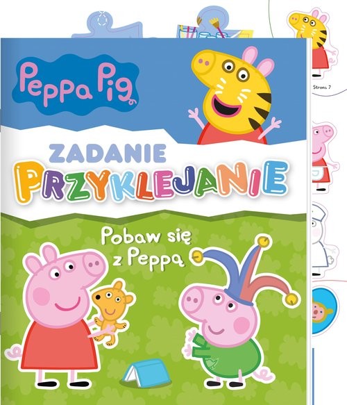 okładka Peppa Pig. Zadanie Przyklejanie. Pobaw się z Peppą Peppa Pig. Zadanie Przyklejanie. Pobaw się z Peppą książka | Praca Zbiorowa