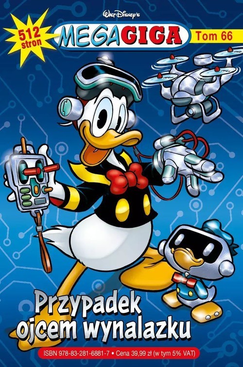 okładka MegaGiga Przypadek ojcem wynalazku Tom 2/2025 książka | null null