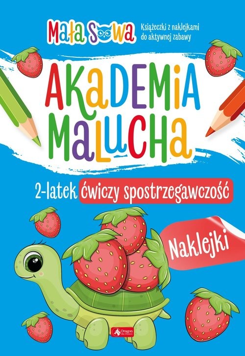 okładka Akademia malucha 2 latek ćwiczy spostrzegawczość książka | null null