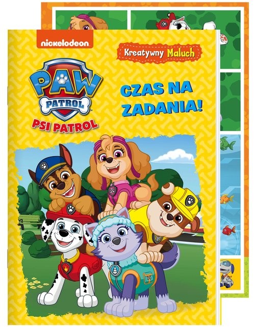 okładka Psi Patrol. Kreatywny Maluch. Czas na zadania! książka