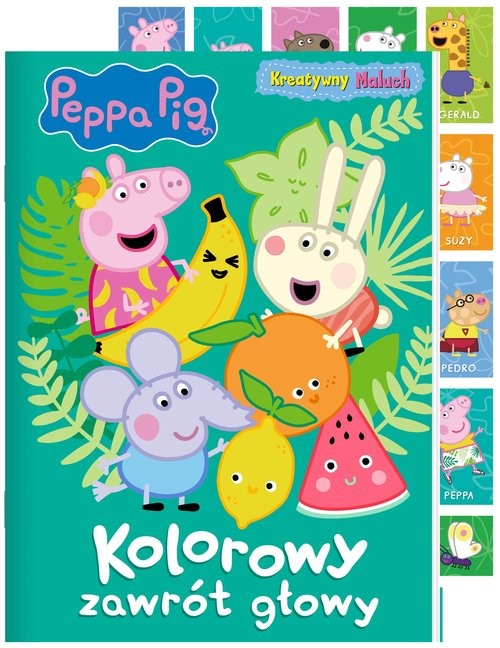 okładka Peppa Pig. Kreatywny Maluch. Kolorowy zawrót głowy książka