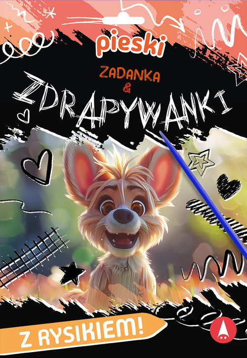 okładka Pieski. Zadanka & zdrapywanki książka