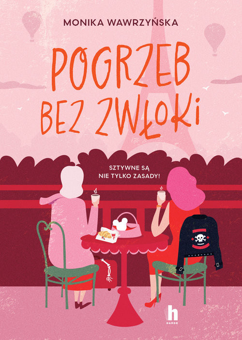 okładka Pogrzeb bez zwłoki Wielkie Litery książka | Monika Wawrzyńska