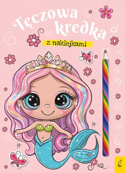 okładka Tęczowa kredka Syrenka książka