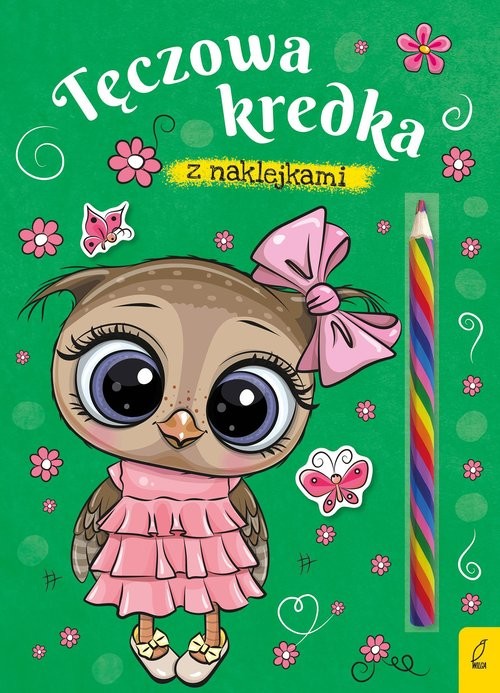 okładka Tęczowa kredka Sówka książka