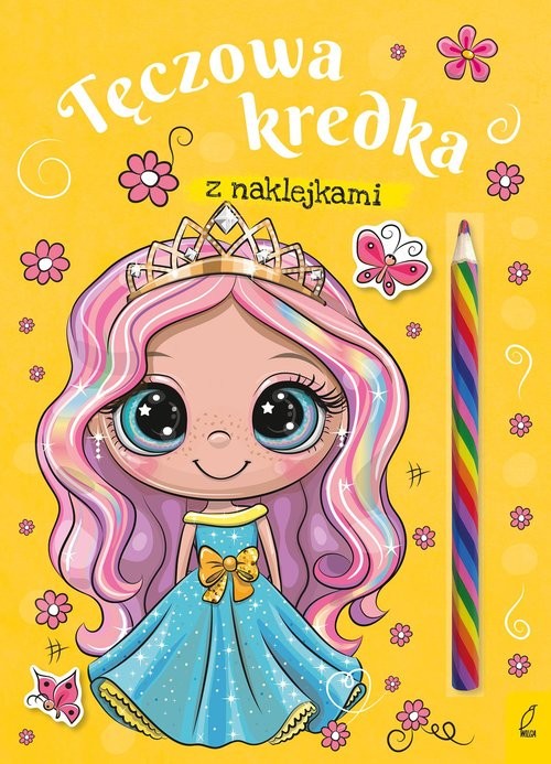 okładka Tęczowa kredka Królewna książka