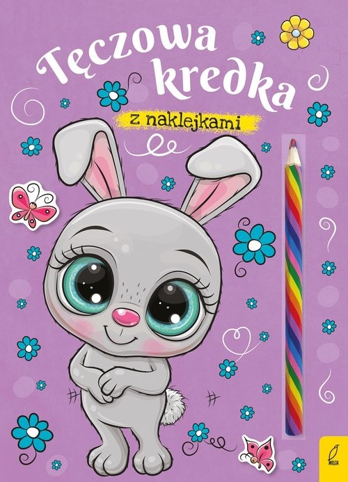 okładka Tęczowa kredka Królik książka