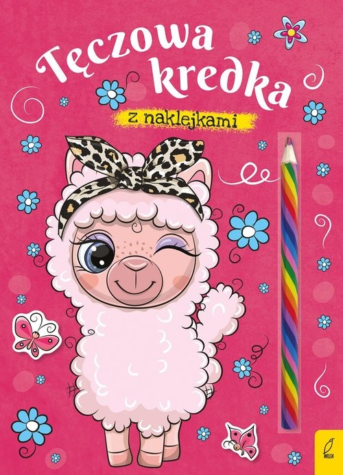 okładka Tęczowa kredka Lama książka