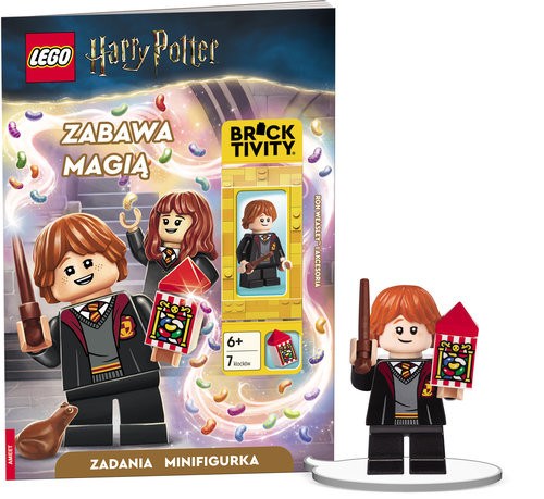 okładka Lego Harry Potter zabawa magią LNC-6423 książka