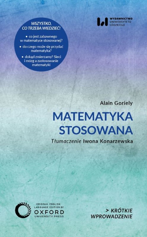 okładka Matematyka stosowana ebook | epub, mobi, pdf | Alain Goriely