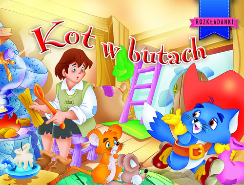 okładka Kot w butach. Rozkładanki książka