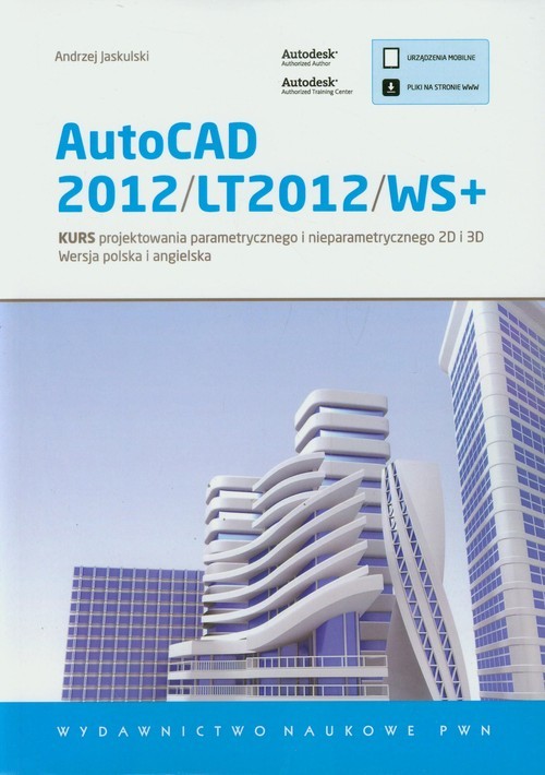 okładka AutoCAD 2012/LT2012/WS+ książka | Andrzej Jaskulski
