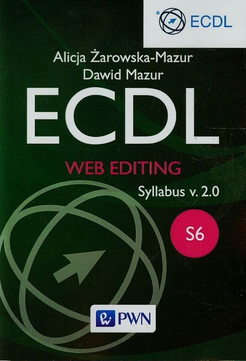 okładka ECDL Web editing Syllabus v. 2.0. S6 książka | Dawid Mazur