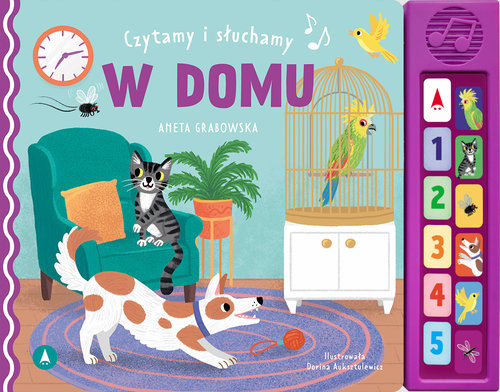 okładka Czytamy i słuchamy W domu książka | Aneta Grabowska