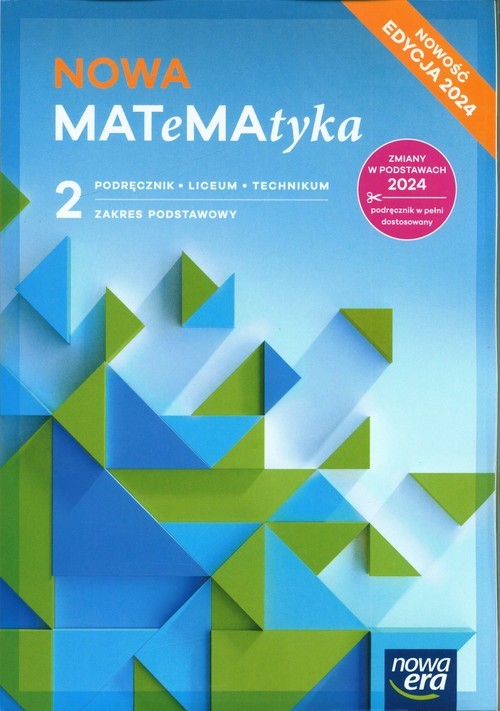 okładka NOWA MATeMAtyka 2 Podręcznik Zakres podstawowy Liceum Technikum książka | Lech Chańko, Joanna Czarnowska, Janocha Grzegorz