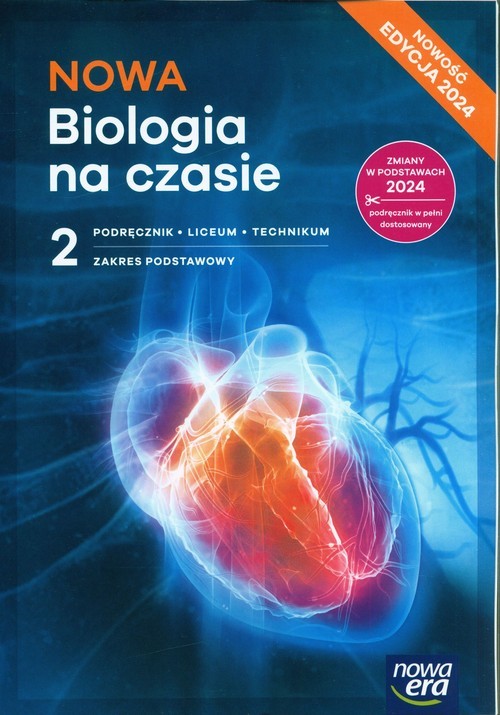 okładka NOWA Biologia na czasie 2 Podręcznik Zakres podstawowy Liceum Technikum książka | Anna Helmin