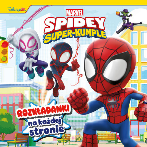 okładka Rozkładanki. Marvel Spidey i Super-kumple książka