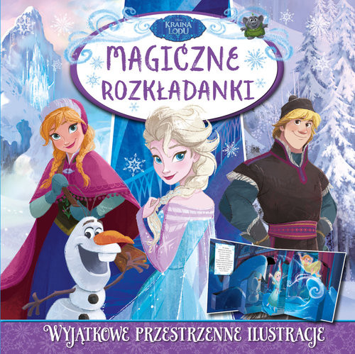 okładka Magiczne rozkładanki. Disney Kraina Lodu książka