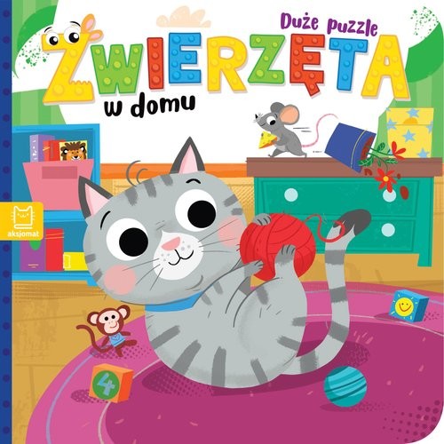 okładka Zwierzęta w domu. Duże puzzle książka | Bogusław Michalec