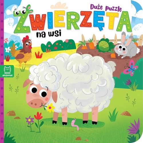 okładka Zwierzęta na wsi. Duże puzzle książka | Bogusław Michalec