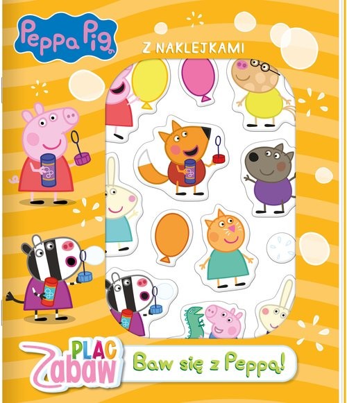 okładka Peppa Pig Baw się z Peppą Plac zabaw książka