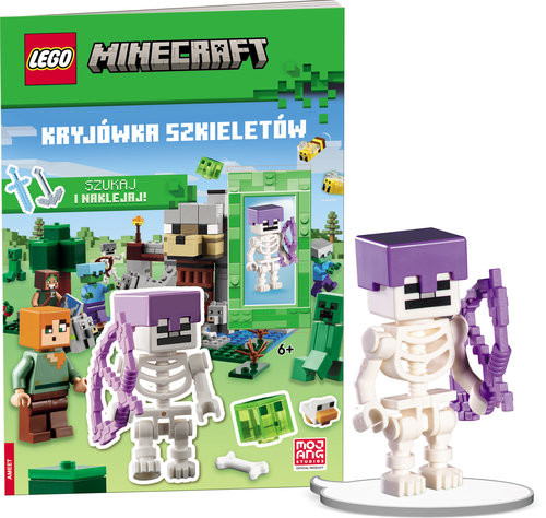 okładka LEGO MINECRAFT. Kryjówka szkieletów książka