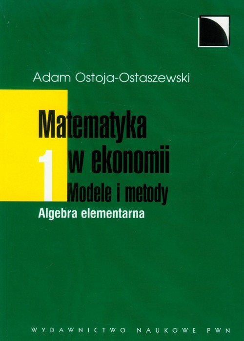 okładka Matematyka w ekonomii Tom 1 książka
