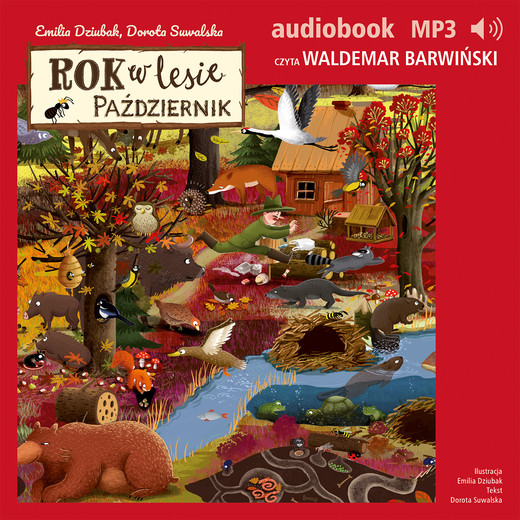 okładka Rok w lesie. Październik audiobook | MP3 | Emilia Dziubak, Dorota Suwalska