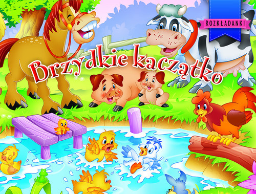 okładka Brzydkie kaczątko. Rozkładanki książka