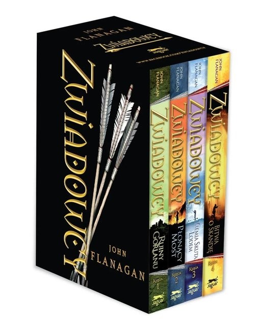 okładka Pakiet John Flanagan: Zwiadowcy Tomy 1-4. książka | John Flanagan